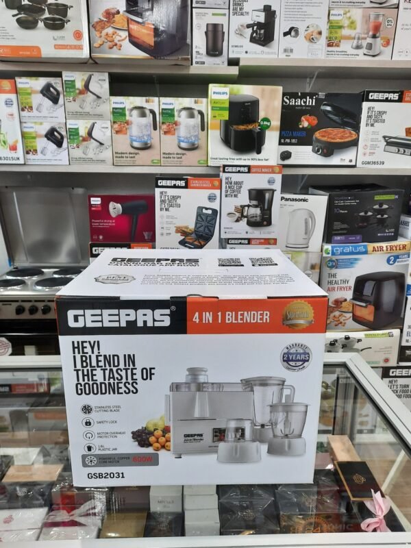 ORIGINAL GEEPAS 4 in 1 Model GSB2031 - Image 2