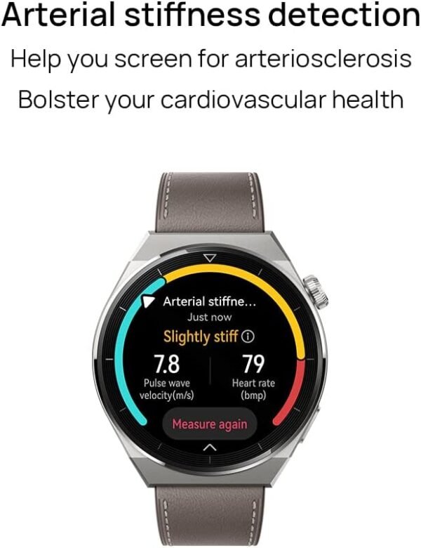 HUAWEI WATCH GT 3 Pro Smartwatch with Titanium Body & Up to 2 Weeks Battery Life - Compatible with Android and iOS - Fitness Tracker and Health Monitor - Sapphire Watch Dial - Bluetooth - 46MM Black - Image 3