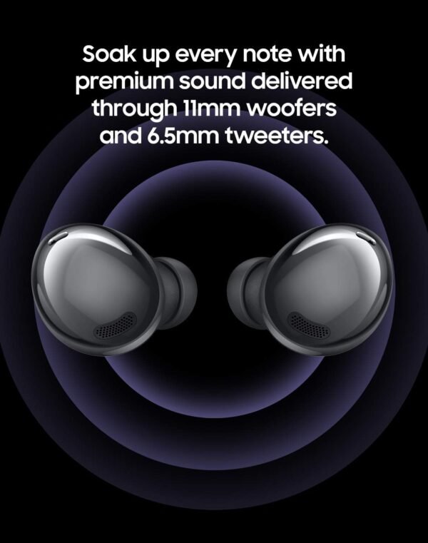 SAMSUNG Galaxy Buds Pro, Bluetooth Earbuds, True Wireless, Noise Cancelling, Charging Case, Quality Sound, Water Resistant, Phantom Black - Image 7