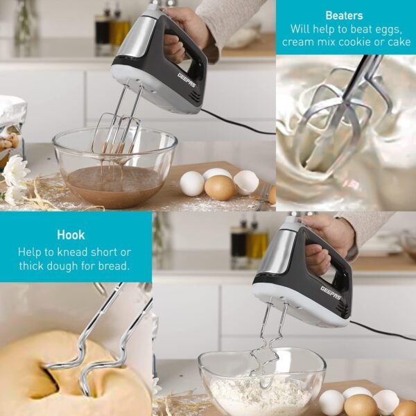 Geepas 400W Hand Mixer, Model GHM43020UK - Image 7