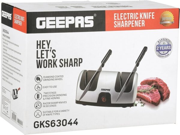 Geepas Electric Knife Sharpener, Model GKS63044 - Image 2