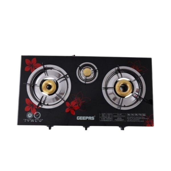 Geepas Gas Cooker 3 burners, Model GK6759 - Image 2